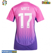 Deutschland Florian Wirtz #17 Auswärtstrikot Frauen EM 2024 Kurzarm